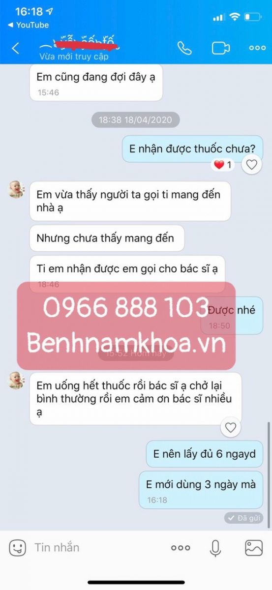 18 Phản hồi chữa bệnh lậu 2021 - 18